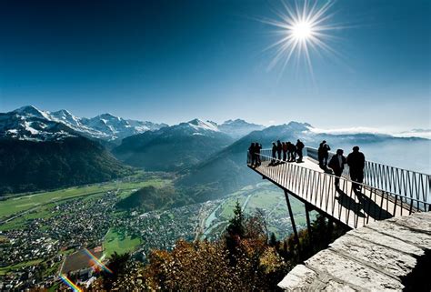 Harder Kulm Bei Interlaken Bern Berner Oberland