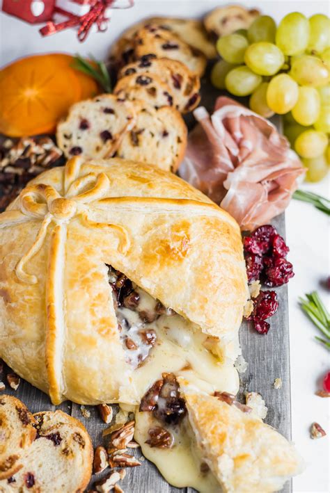 Cranberry Pecan Stuffed Baked Brie Gastrosenses