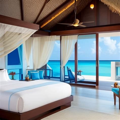 Premium Photo | Luxury hotel room in resort