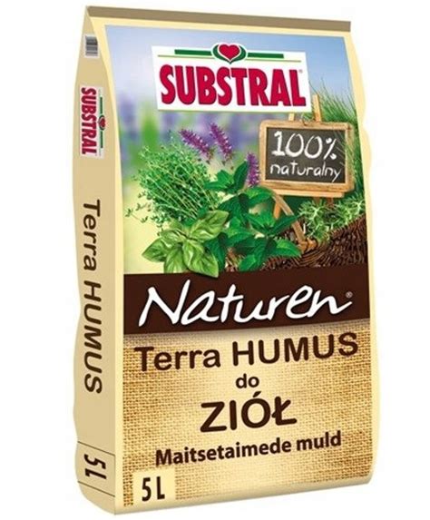 Podłoże do ziół SUBSTRAL TERRA HUMUS 5l ziemia Cena Opinie