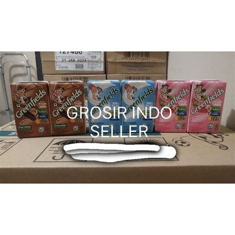 Jual SUSU GREENFIELDS 105 ML PER DUS KARTON ISI 40 PCS Shopee Indonesia