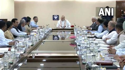 Amit Shah Chairs High Level Ib Meet To Assess Internal Security