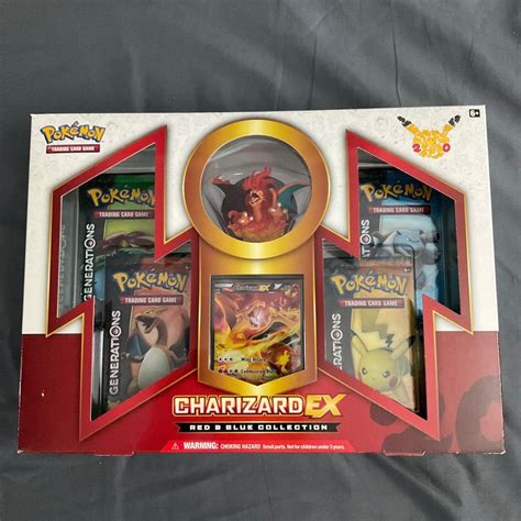 Verified Red Blue Collection Box Charizard EX By Pokemon Cards