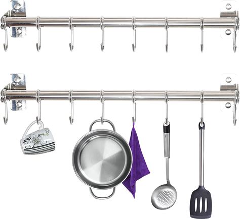 Smart Hormarket 16 Inch Pot Rack Wall Mounted Pots And Pans