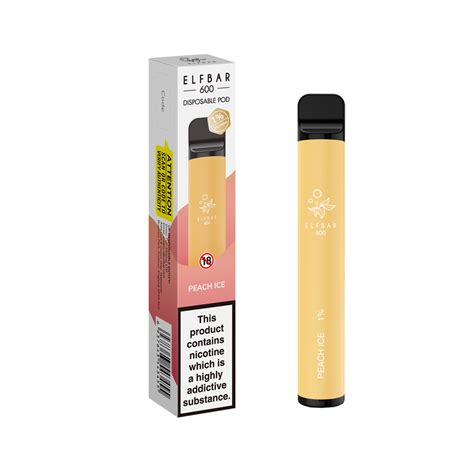 Peach Ice Elf Bar 10mg Disposable Vape Vape Xperts UK