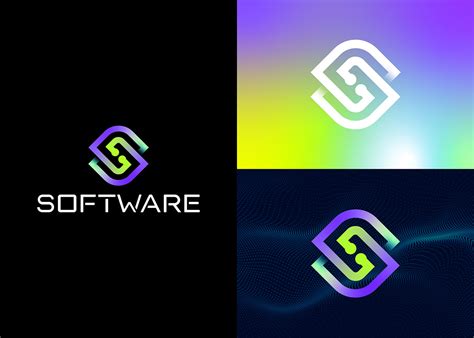 software logo brand identity  behance