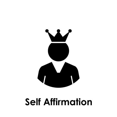 Worker Crown Self Affirmation Vector Icon Illustration 23041100