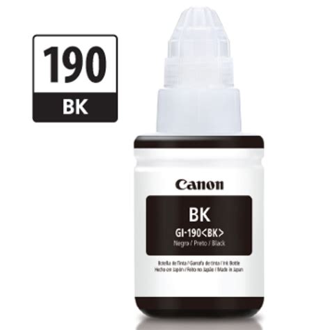 Botella De Tinta Canon Gi Bk Negro C Ab