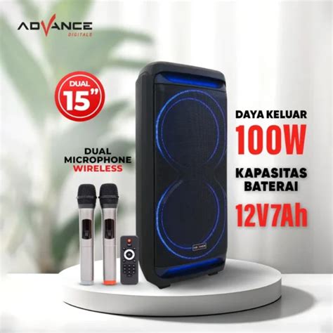 advance kd  speaker bluetooth extra power sound tws   mic