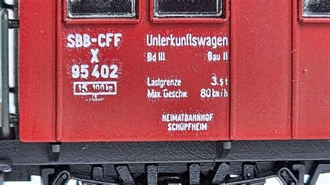 Liliput 26955 SBB Bauzugwagen Unterkunftswagen OVP Kaufen Auf Ricardo