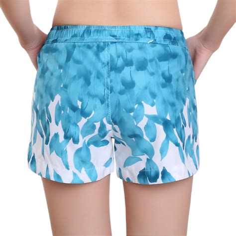 Hot Men Women Couple Quick Dry Beach Pants Boardshorts Surf Shorts Swim