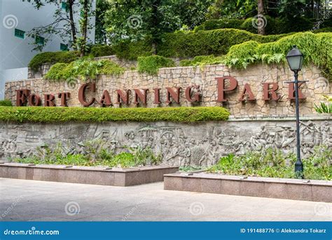 Entrance To Fort Canning Park Formerly Government Hill Singapore Hill