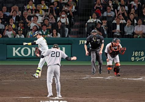 阪神まさか ノーノー屈辱的敗戦 甲子園の巨人戦では88年ぶり悪夢 戸郷の前に沈黙 2度、微妙な「e」判定にも泣く 阪神タイガース デイリースポーツ Online