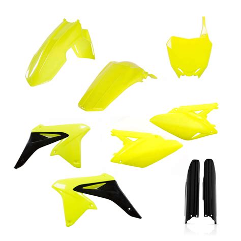 Plastics Kit ACERBIS Dirt Bike SUZUKI RM Z 250 Yellow 2017 FULL