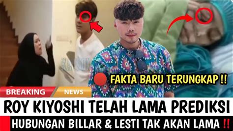 Fakta Mengejutkan Roy Kiyoshi Telah Lama Prediksi Hubungan Billar Dan