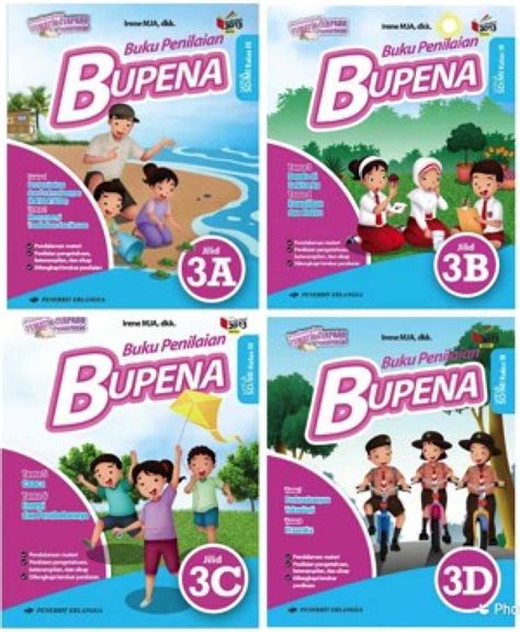 Promo PAKET BUPENA SD KELAS 3 BUKU PENILAIAN TEMATIK 3A 3D K13N