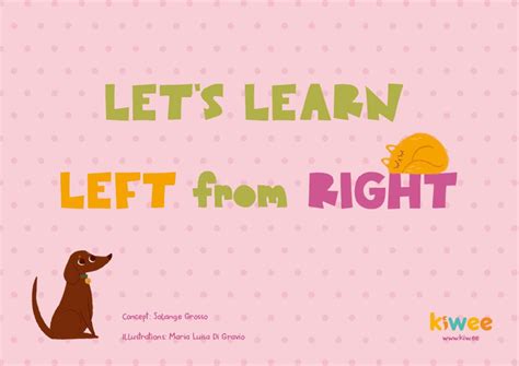 Printable LEFT RIGHT Book for Kids, Learn Left Right Game for Kids ...