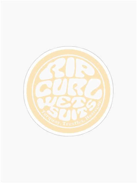 Rip Curl Wet Suits Sticker For Sale By Dellaochsner Redbubble