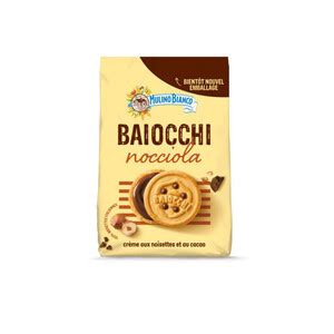 Mulini Bianco Biscuits Baiocchi Nocciola G Monoprix Courses En