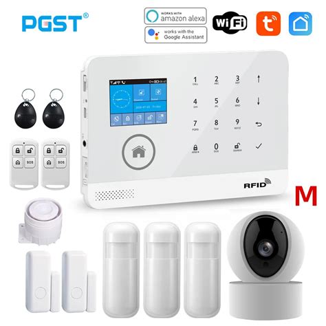 PGST PG103 Wireless Home Burglar Security LCD Touch Keyboard SIM GSM