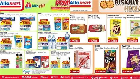 Katalog Promo Alfamart Hari Ini 26 Juli 2023 Belanja Kuaci Dan Buskuit