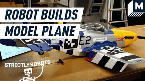 A Helpful Robot Assisted In The Assembly Of A Remote Controlled Plane