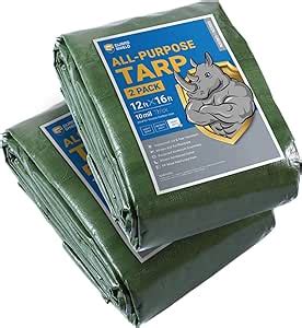 Guard Shield Tarps Heavy Duty Waterproof X Feet Green Poly Tarp