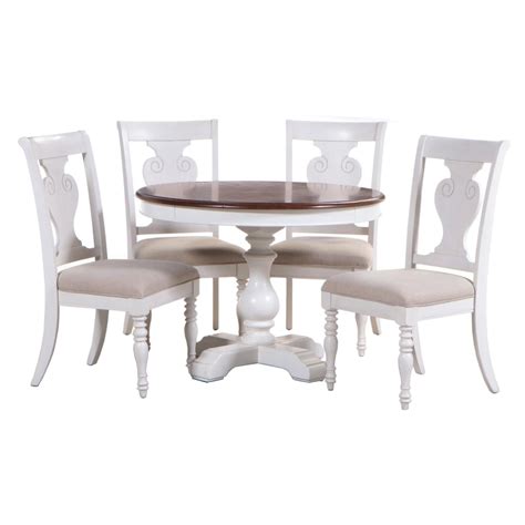 Havertys Round Dining Table With Kaiser 1 Furniture Chairs Ebth