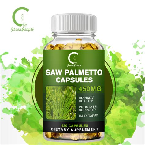 Gpgp Greenpeople 450mg Herbal Saw Palmetto Supplement Advanced Saw Palmetto For Women And Men