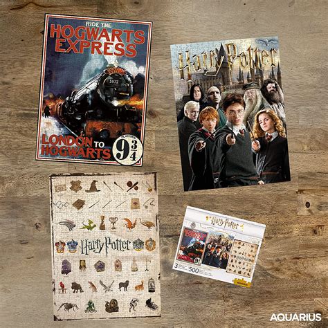 PUZZLE 3x500 AQUARIUS HARRY POTTER SuperPuzzle