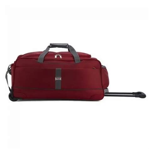 VIP 57 Cm Red Empire DFT Duffle Trolley Bag Warranty 3 Year At Rs