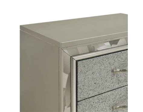 New Classic Radiance Silver Nightstand Homemakers