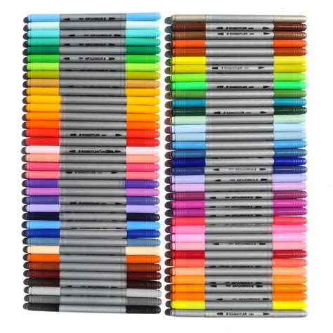 72 Staedtler Double Ended Fibre Tip Pens Staedtler Personalized