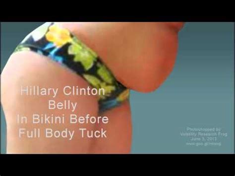 Breaking News Hillary Clinton Belly In Bikini Youtube