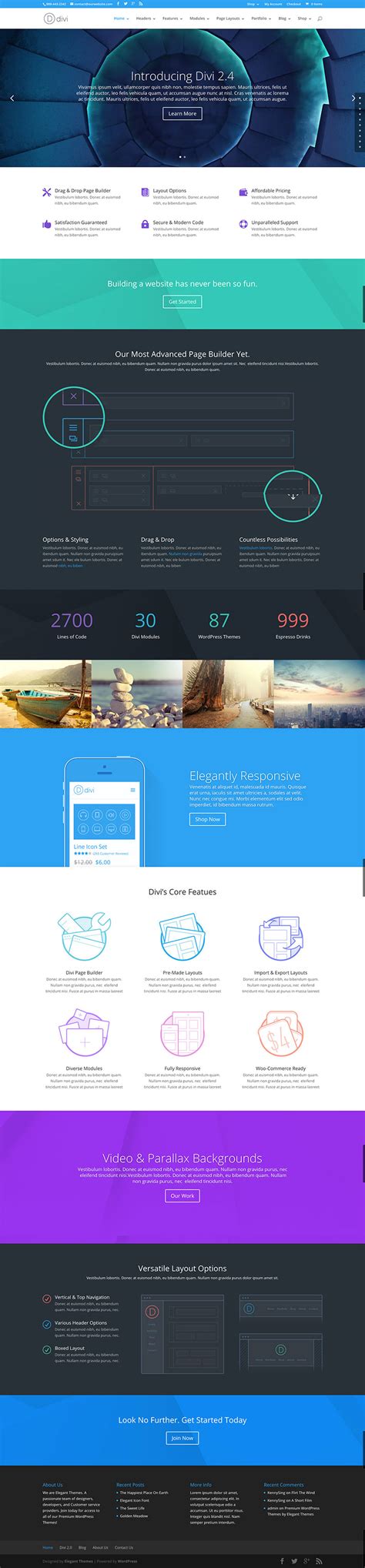 divi theme review  multipurpose theme  colorlib