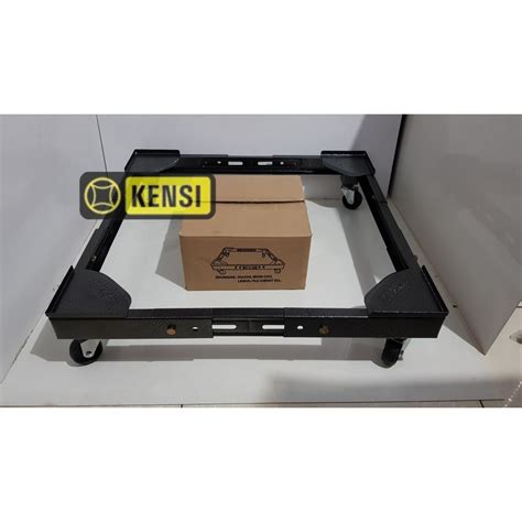 Jual Roda Kulkas Kaki Zebra Besi Baja Anti Patah Tatakan Dudukan Kaki
