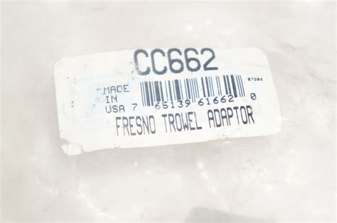 Kraft Tool CC662 Fresno Trowel Adapter Cast Aluminum For Sale Online EBay