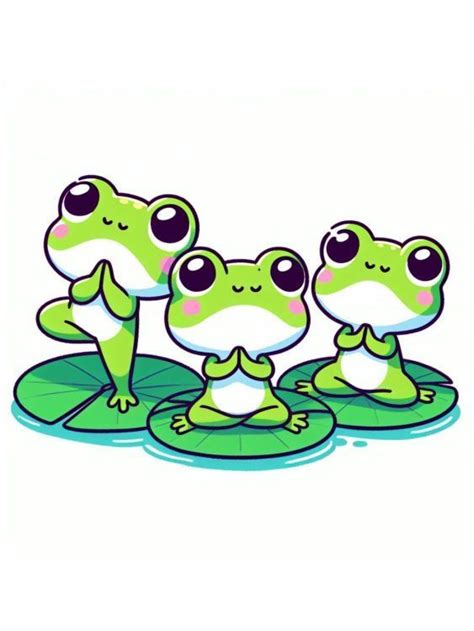 Yoga Frogs 33 Captivating Frog Drawing Ideas Showcasing Pond Pal