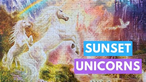 Unicorn Sunset Adventure 500 Piece Clementoni Puzzle YouTube