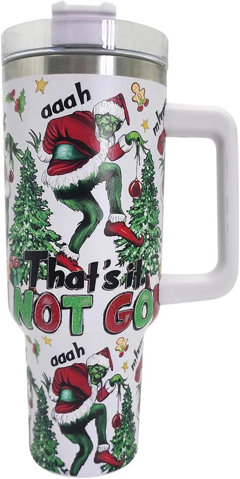 Grinch Tasse Weihnachten Christmas Stanley Cup 40 Unzen Mit Griff Und