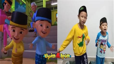 Kompilasi Tiru Aksi Upin Ipin Irama Raya Upin Ipin Musim 17 YouTube