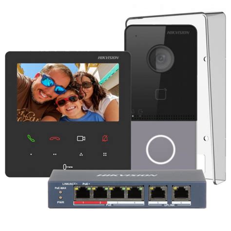 Hikvision Ds Kis P O Std Ip Intercom Kit Megateh Eu Online