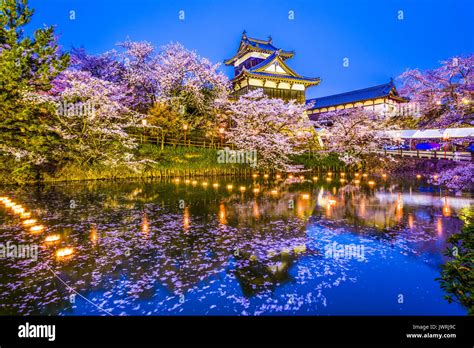 Nara Japan At Koriyama Castle In The Spring Season Stock Photo Alamy