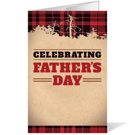 Father S Day Plaid Bulletin Church Bulletins Outreach Marketing