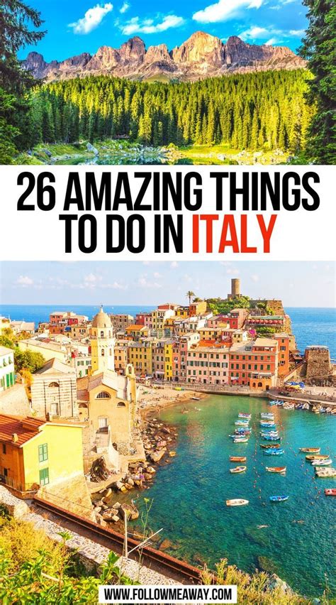 26 Things To Do In Italy The Ultimate Bucket List Italy Travel