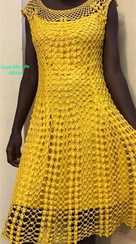 Pin By Silvana Estrela On Roupa Croch Crochet Dress Pattern Crochet