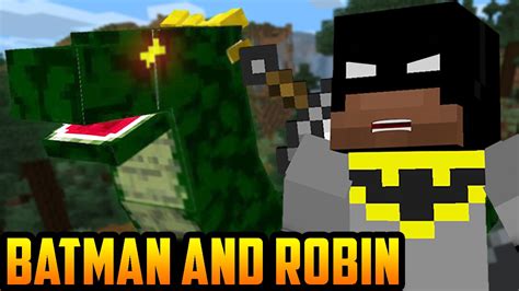 Minecraft Batman And Robin Time Travel To A Monster Filled Land YouTube