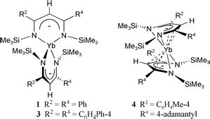 Synthesis and structures of the ytterbium ii β diketiminates Yb N