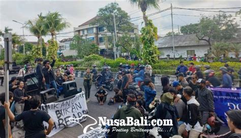 NUSABALI Aliansi Bali Jengah Demo Tolak Kenaikan Harga BBM