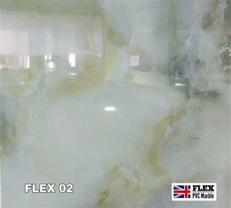 White Onyx Flex Pvc Marble Sheet Thickness To Mm At Best Price